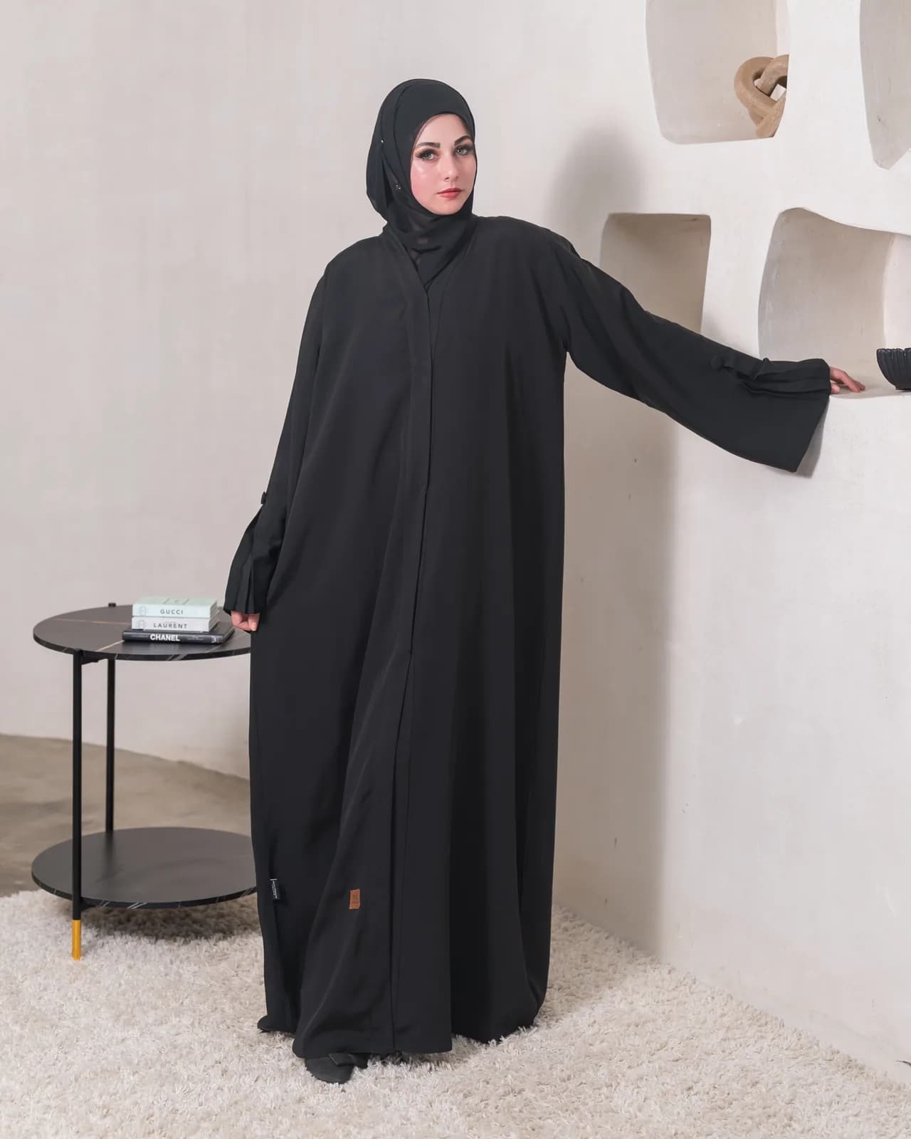 BEDOON ESSM SOALON CLASSIC ABAYA SBS01